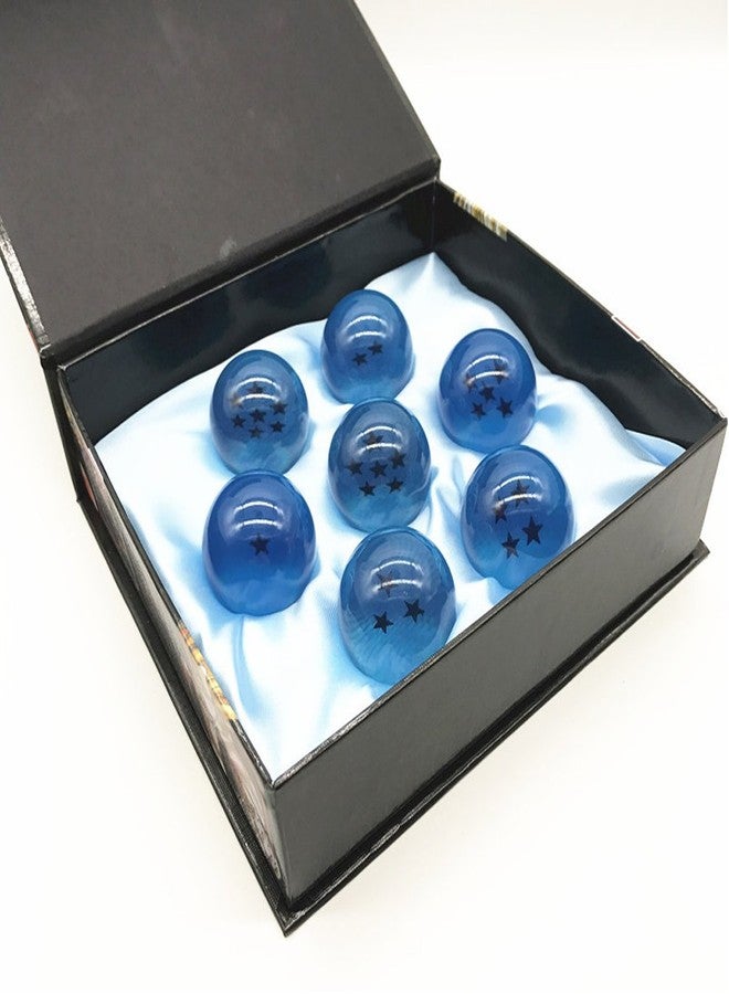 جوي سي مجموعة كرات كريستالية على شكل نجوم من فيرو، لعبة أطفال، قطع أنمي قابلة للتجميع، علبة هدايا جديدة، 7 قطع، قطر 43 مم/1.7 بوصة - Image 1